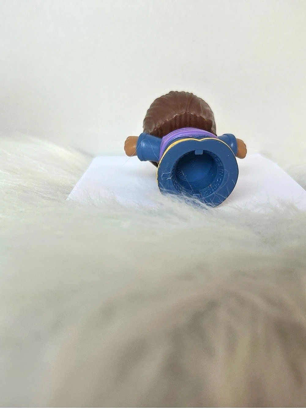 Fisher-Price Little People Dad Figurine Purple & Blue Action Figure - Picture 4 of 4